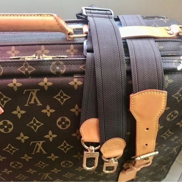 Authentic Louis Vuitton Monogram Satellite 53 Trunk Case EVC - Picture 3 of 14